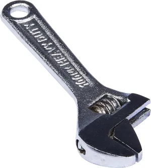C1700 100mm (4") Adjustable Wrench with 15mm (1/2") jaw Opening