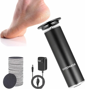 Callus Remover for Feet,Foot File Grinder Tool with Speed Controller and 60pcs Replacement Sandpaper Disk,Pedicure Tools for Men Women Dead Dry Crack Skin Calluses