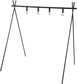 Camping Hanging Rack, 8kg Bear The Weight Portable Clothesline Hanging Gear, Lightweight Storage Outdoor Triangle Rack, Outdoor Supplies