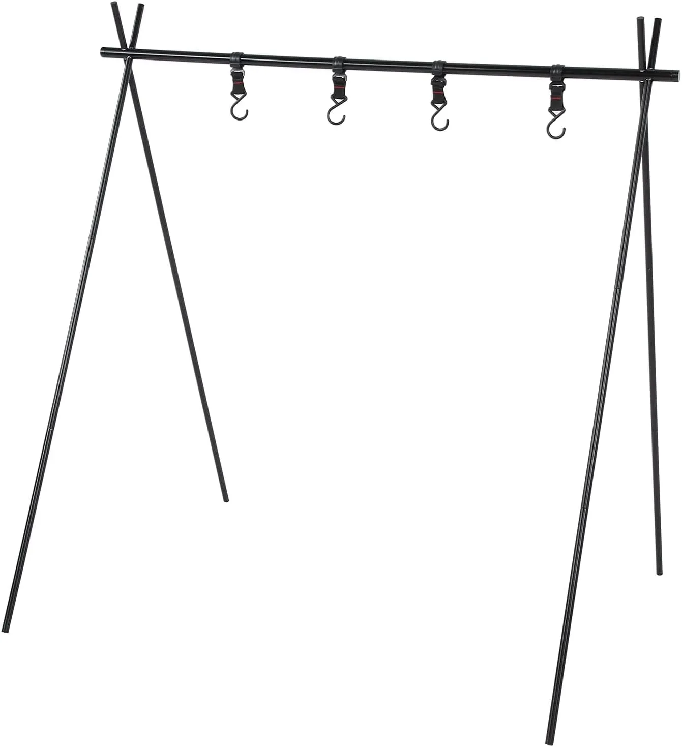 Camping Hanging Rack, 8kg Bear The Weight Portable Clothesline Hanging Gear, Lightweight Storage Outdoor Triangle Rack, Outdoor Supplies