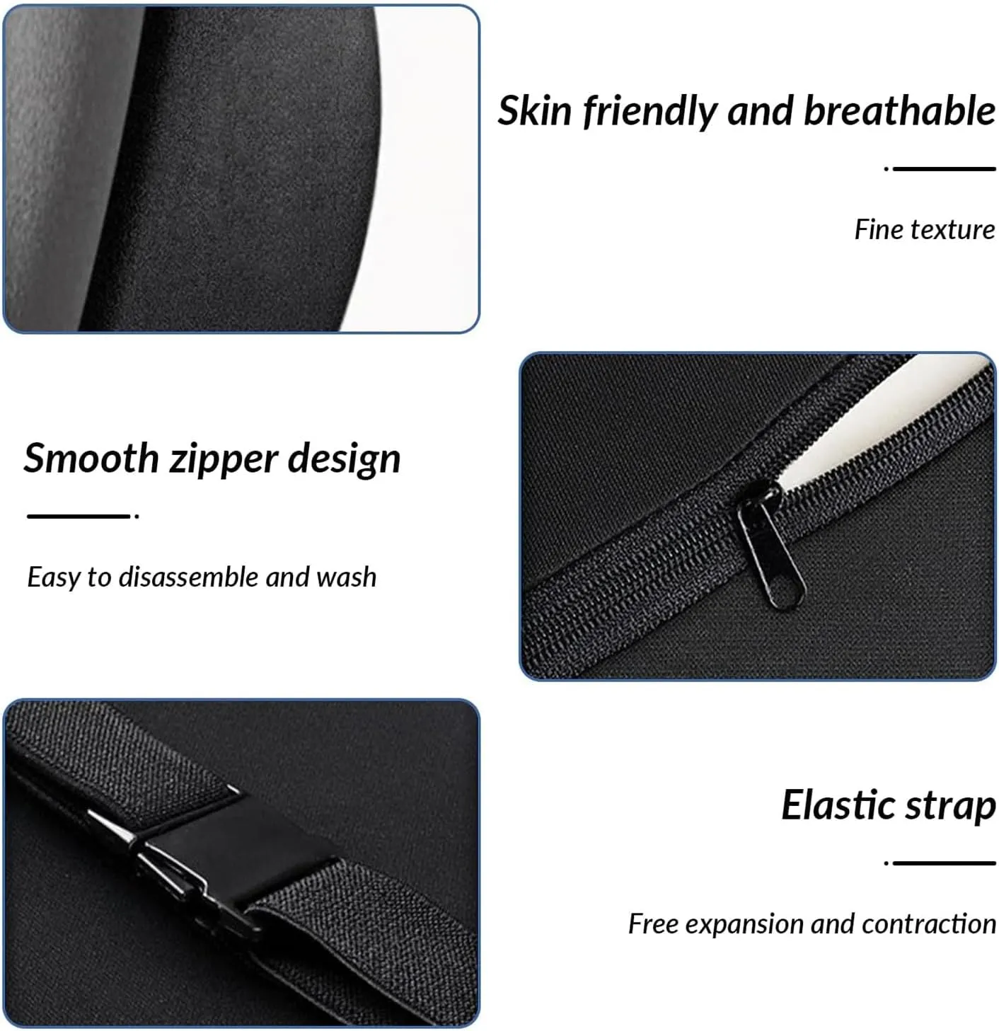 Car Headrest & Lumbar Support Cushion for Dacia Lodgy Duster Ateca Born 2012-2025, Ergonomic Memory Foam Head Rest Lumbar Support Pillow Breathable Cover Neck Back Pain Relief Removable