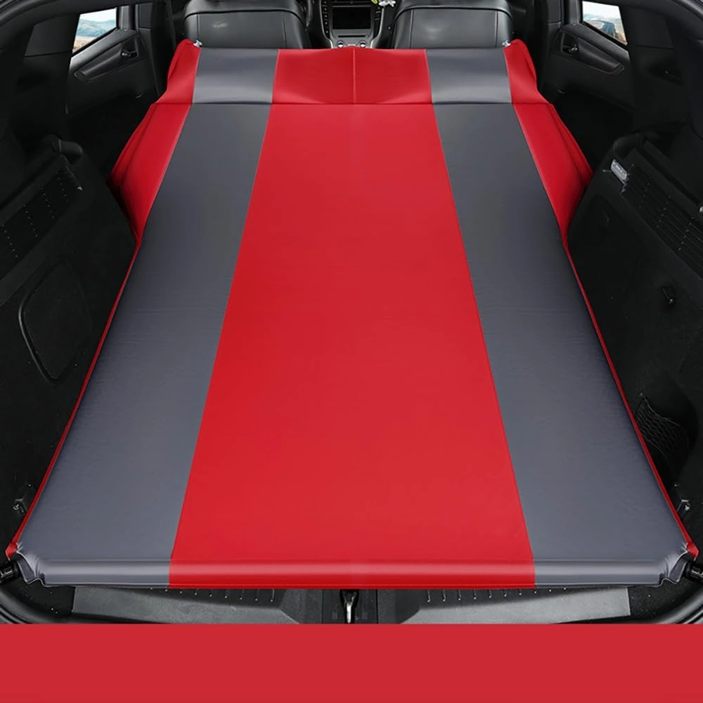 Car Automatic Inflatable Bed for Seat Tarraco 7seats 2019 2020 2021 2023 2024, Portable Movable Thickened Trunk Sleeping Bed Outdoor Camping Hiking Air Mattress,Red