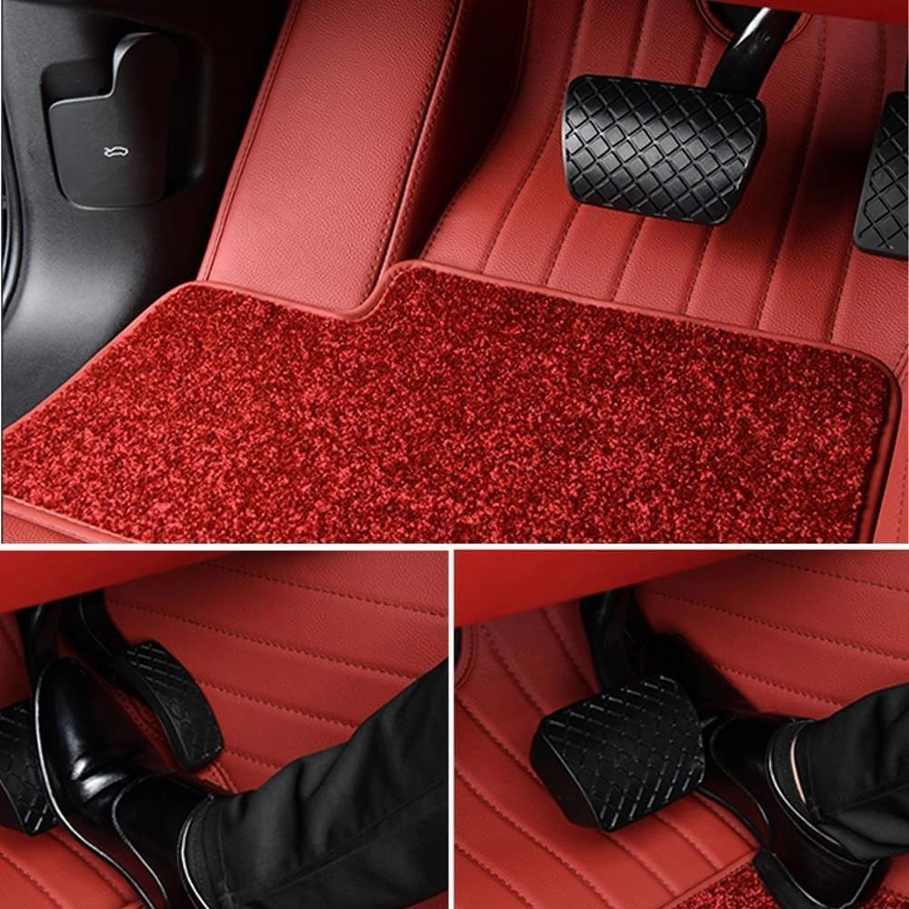 Car Floor Mats for Lamborghini Gallardo LP 570-4 Blancpain LP570-4 2011, All-Weather Protection Floor Liners Full Coverage Pads Carpets Floor Protection Underlay Accessories,F