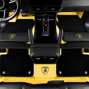 Car Floor Mats for Lamborghini Gallardo LP 570-4 Blancpain LP570-4 2011, All-Weather Protection Floor Liners Full Coverage Pads Carpets Floor Protection Underlay Accessories,F