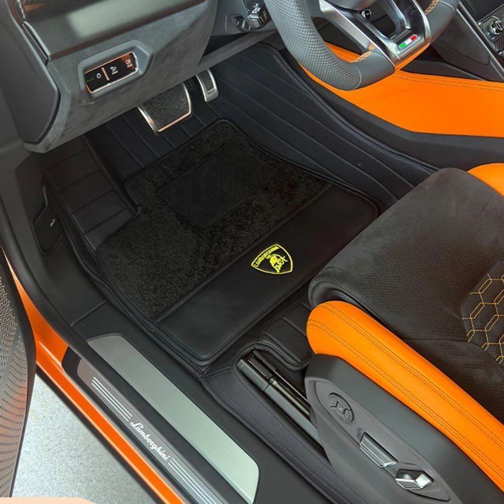 Car Floor Mats for Lamborghini Gallardo LP 570-4 Blancpain LP570-4 2011, All-Weather Protection Floor Liners Full Coverage Pads Carpets Floor Protection Underlay Accessories,F