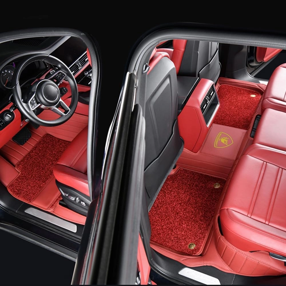 Car Floor Mats for Lamborghini Gallardo LP 570-4 Blancpain LP570-4 2011, All-Weather Protection Floor Liners Full Coverage Pads Carpets Floor Protection Underlay Accessories,F