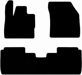 Car Floor Mats for Lincoln Nautilus 2023-2025,Nylon Black Carpet All Weather Waterproof Auto Liners Foot Pads Set