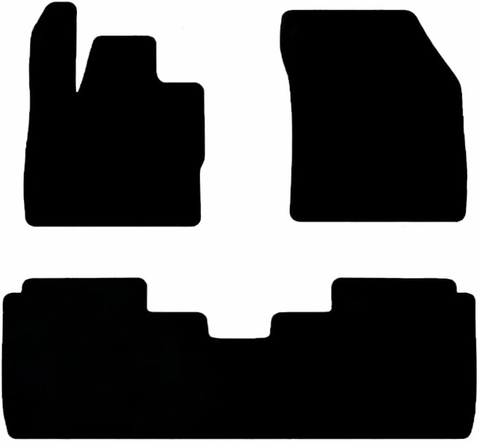 Car Floor Mats for Lincoln Nautilus 2023-2025,Nylon Black Carpet All Weather Waterproof Auto Liners Foot Pads Set
