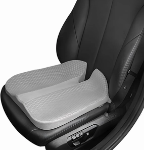Car Seat Cushion, Soft Memory Foam Auto Cushion, Comfortable & Breathable Automotive Front Seat Buttom Cushion Pad, Universal Vehicle Truck SUV Van Car Accessories (Gray)