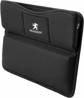Car Seat Gap Filler Organizer for Peugeot 1007 2005 2006 2007 2008 2009, Car Seat Crevice Storage Box Car Accessories,Black
