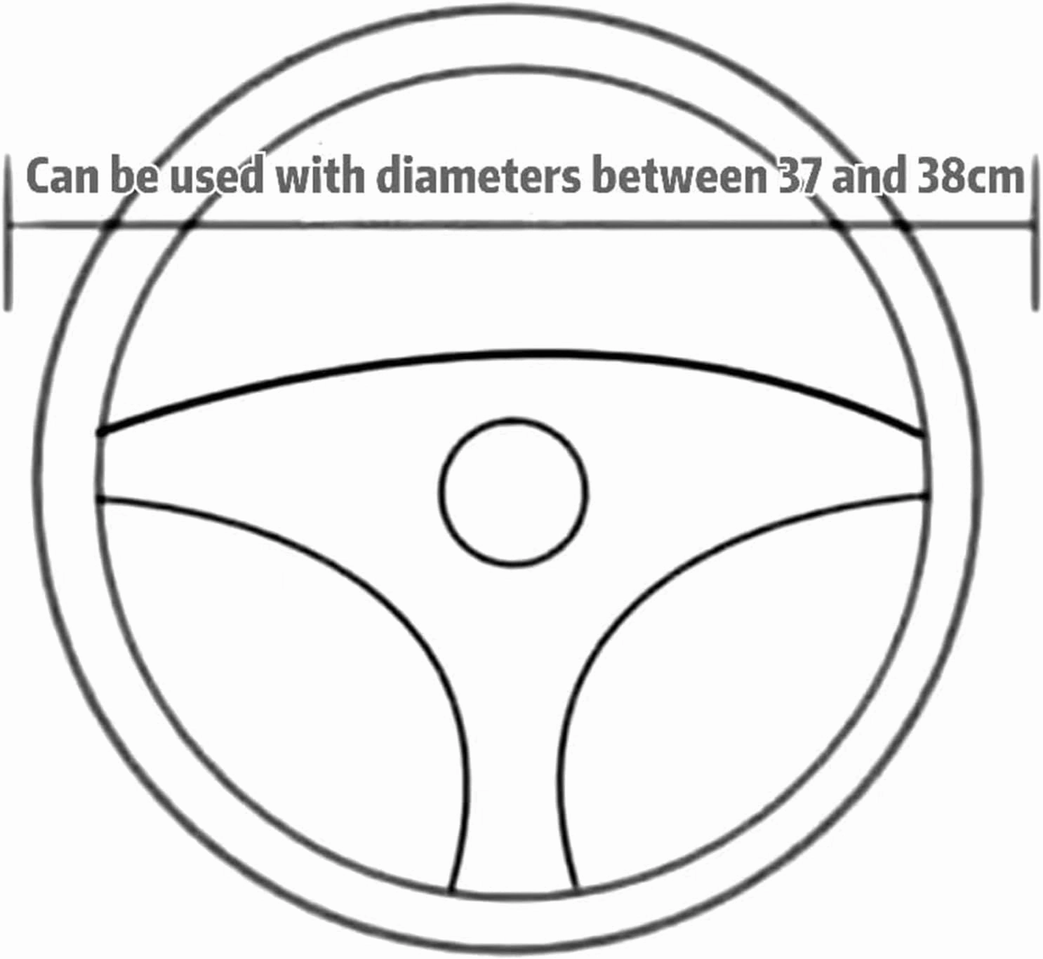 Car Steering Wheel Cover for Mazda Biante 2008-2018, Breathable Durable All-Season Comfort Steering Wheel Cover All Inclusive Wheel Cover Car Accessories,B White