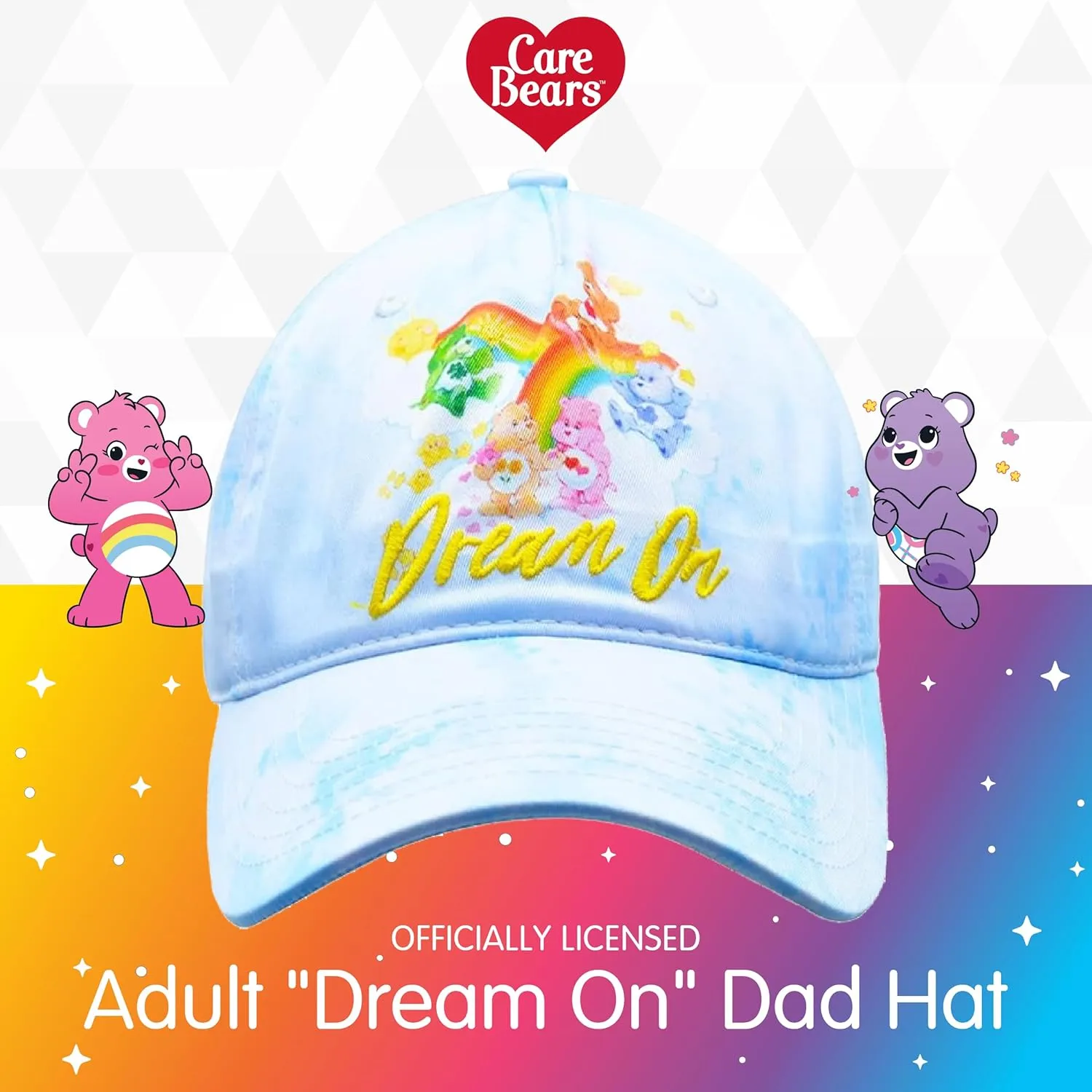 Care Bears Dad Hat, Adult Baseball Cap with Curved Brim