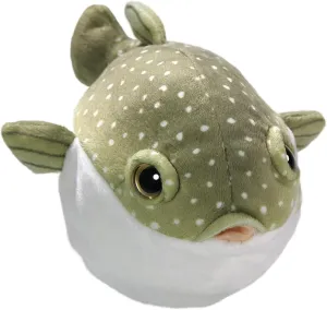 Carl Dick Fish, Blowfish, 5 inches, 18cm, Plush Toy, Soft Toy, Stuffed Animal 3463