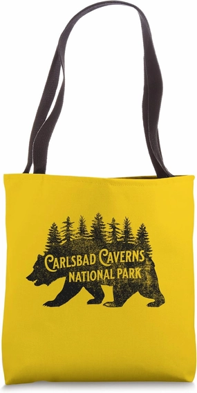 Carlsbad Caverns New Mexico Nature Bear Hiking Outdoors Tote Bag