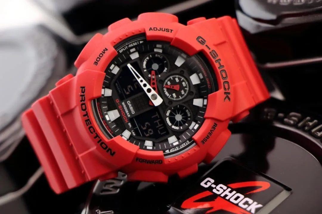 Casio Men's GA-100 XL Series G-Shock Quartz 200M WR Shock Resistant Watch