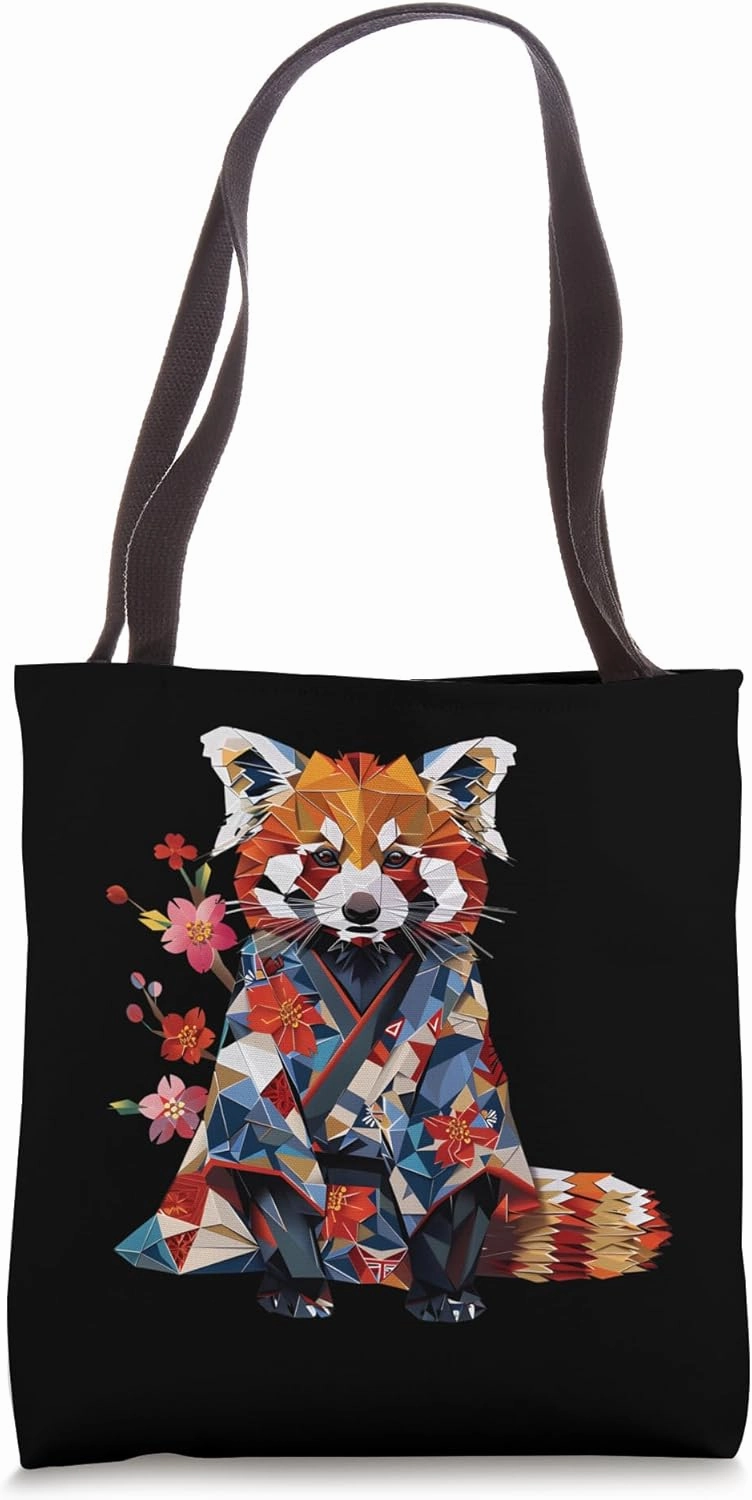 Cat Bear T Kimono Jacket Small Pandas Haori Red Panda Tote Bag