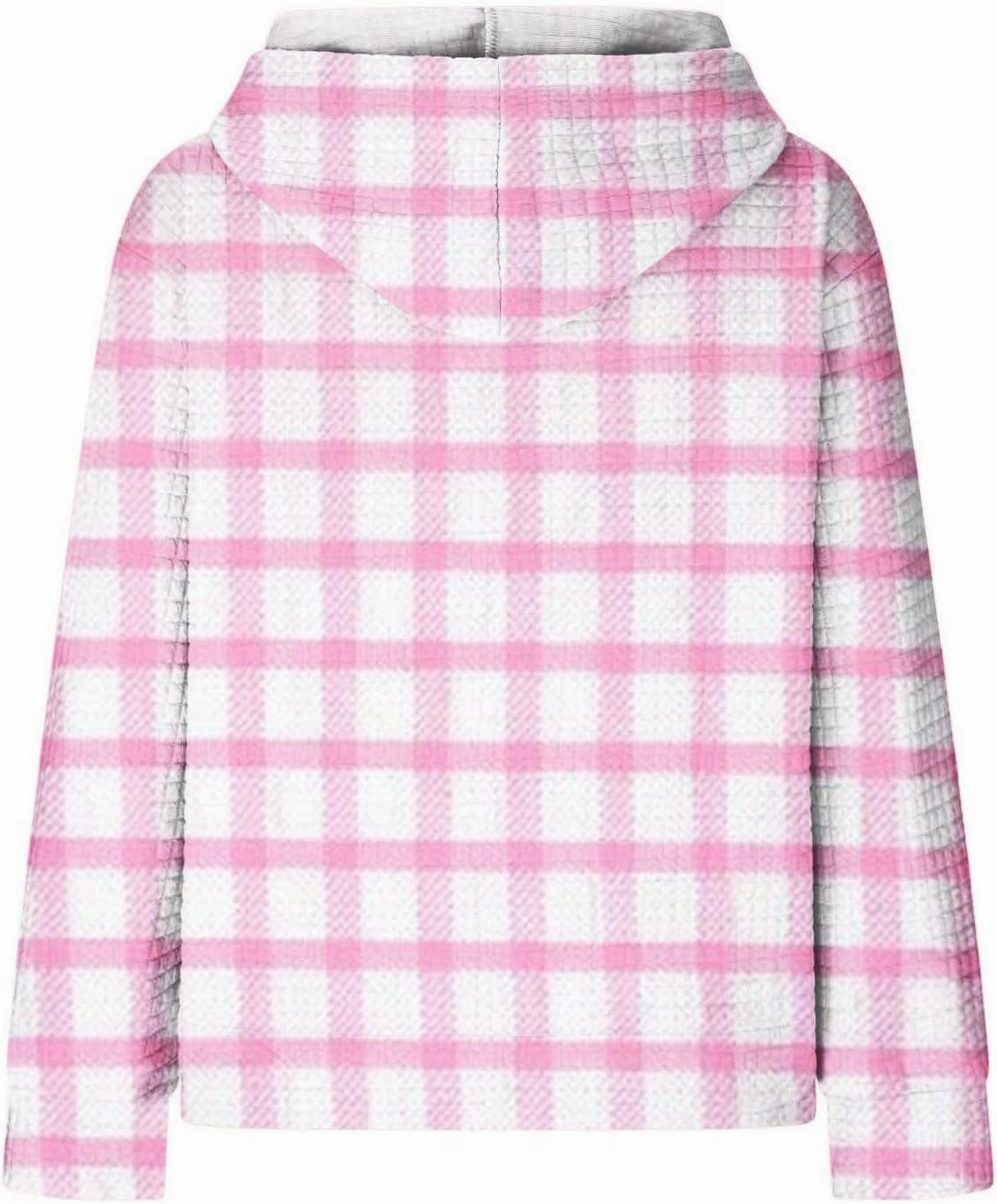 Ceboyel Women Waffle Knit Cute Hoodies Drawstring Pullover Sweatshirts Fashion Casual Sweaters Comfy Fall Clothes Outfits