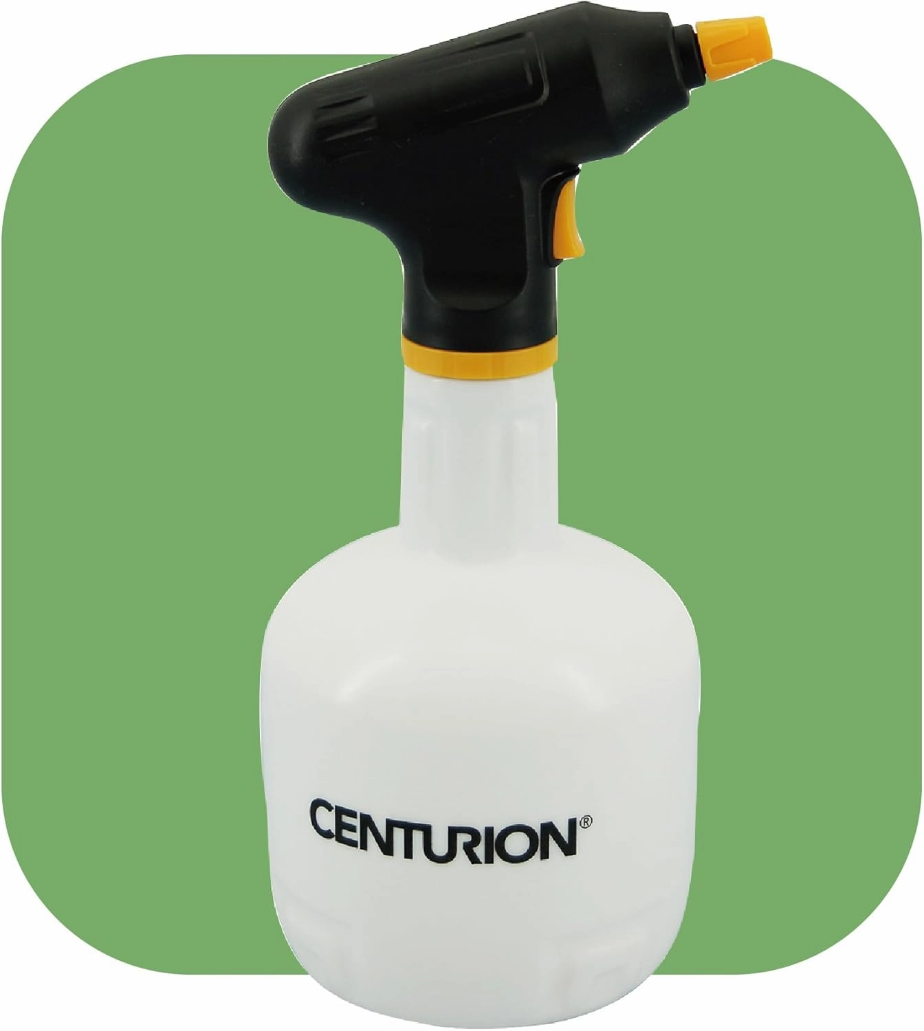 Centurion 1575 Portable Quart Battery Sprayer, Lightweight Water Mister Spray Bottle with One Touch Spraying & 360º Adjustable Nozzle for Plant Moisturizing & Misting, Indoor/Outdoor Lawn & Gardening