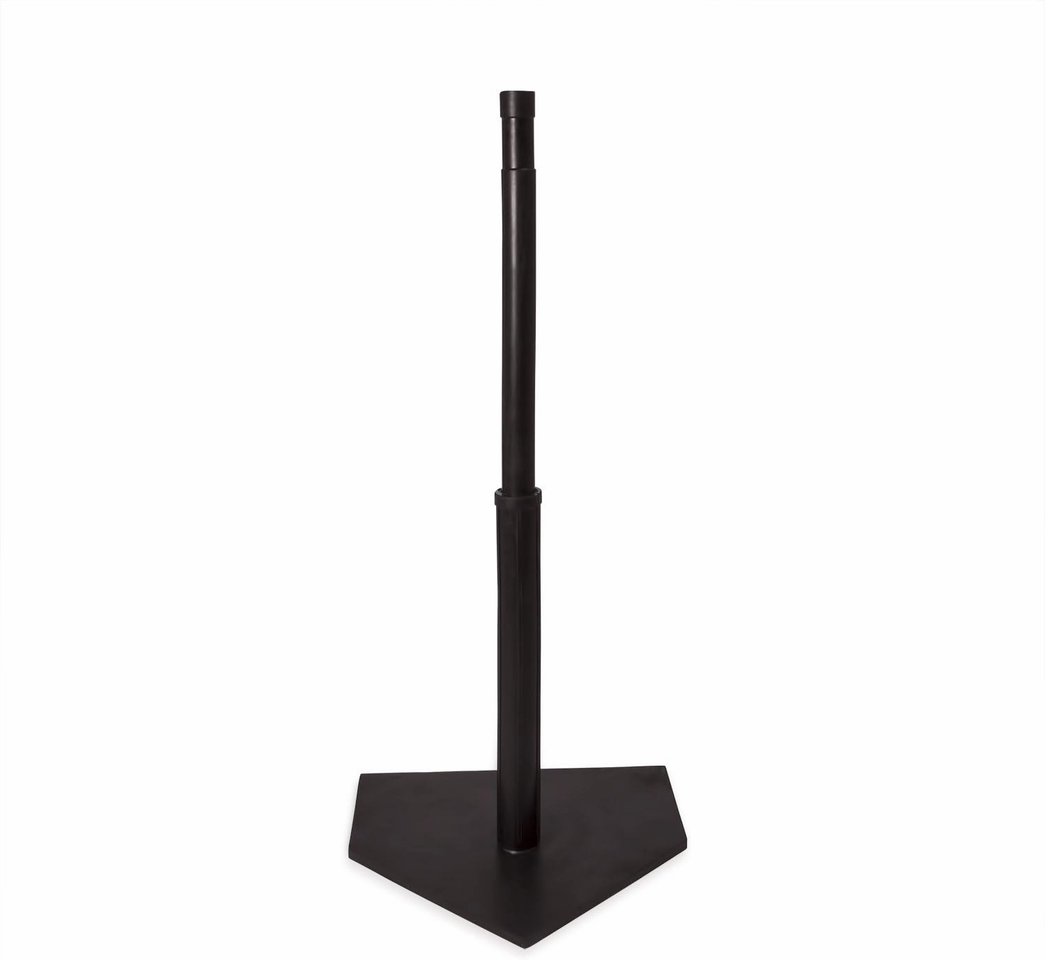 Champion Sports Deluxe Batting Tee – Mounted on Official Home Plate, Adjustable Telescopic Molded Rubber Tee, Multiple Style Options – Singles & Sets Available