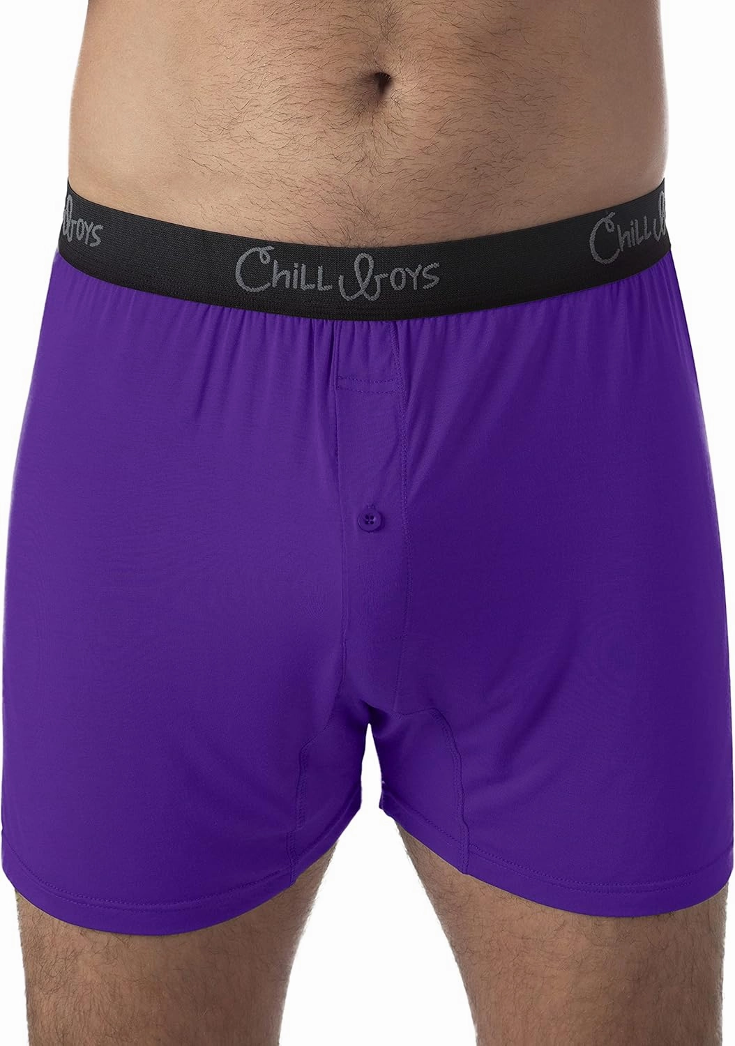 Chill Boys Soft Viscose from Bamboo Boxers for Men - Cool Breathable Comfortable Men's Underwear - 3 Pack Boxer Shorts