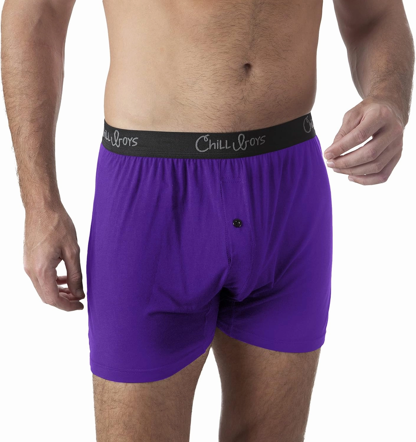 Chill Boys Soft Viscose from Bamboo Boxers for Men - Cool Breathable Comfortable Men's Underwear - 3 Pack Boxer Shorts