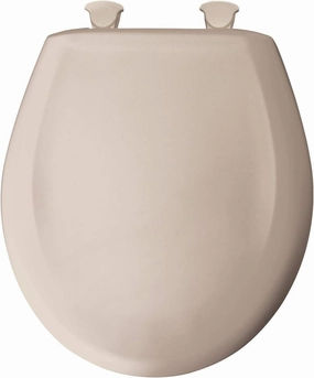 Church Bemis Round Residential Plastic Seat with Easy Clean & Change Hinges Color: Blush
