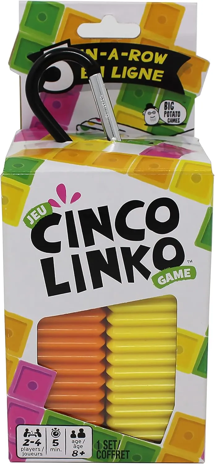 Cinco Linko, Award-Winning Travel Game for Kids and Adults Aged 8 and up