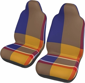 Clan Mccann Tartan Car Seat Covers for Women,Universal Auto Front Seats Protector Fits for Car,SUV Sedan,Truck