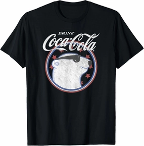 Coca-Cola Fourth of July Drink Cool Polar Bear T-Shirt