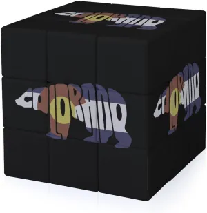 Colorado Bear Flag Funny 3x3x3 Cube Smooth Lightweight Puzzle for Adult Graphic Printing Travel