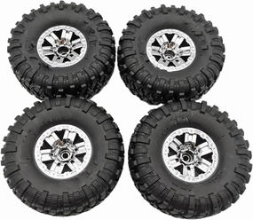 Compatible with HB for Toys for ZP1001 1/10 RC Vehicles Spare Parts 4Pcs RC Car Tires Wheels Rims RC Accessory Rubber Tire RC Car Tire RC Wheel Tires(White)