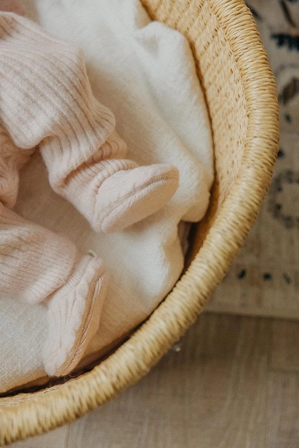 Copper Pearl Sweater Booties: Super-Soft, Stretchy Knit Baby Booties (0-3M) | Cozy Keepsake & Timeless Treasure