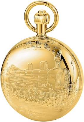 Copper Pocket Watch Steampunk Mechanical London Hand Wind Mens Watches with Chains & Boxs