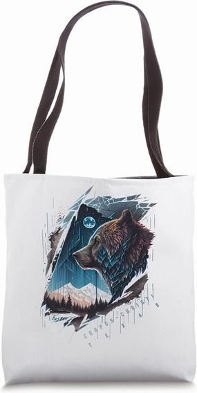 Corpus Christi Texas Vintage Bear Tote Bag