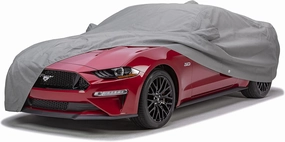 Covercraft Custom 5-Layer Softback All Climate Car Cover | C16728AC | Compatible with: 2005-2009 Ford Mustang Coupe (Excludes Shelby GT500 and Saleen Models) | Gray