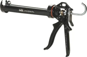 COX 41004-XT Chilton Extra Thrust 10.3-Ounce Cartridge Cradle Manual Caulk Gun, Black