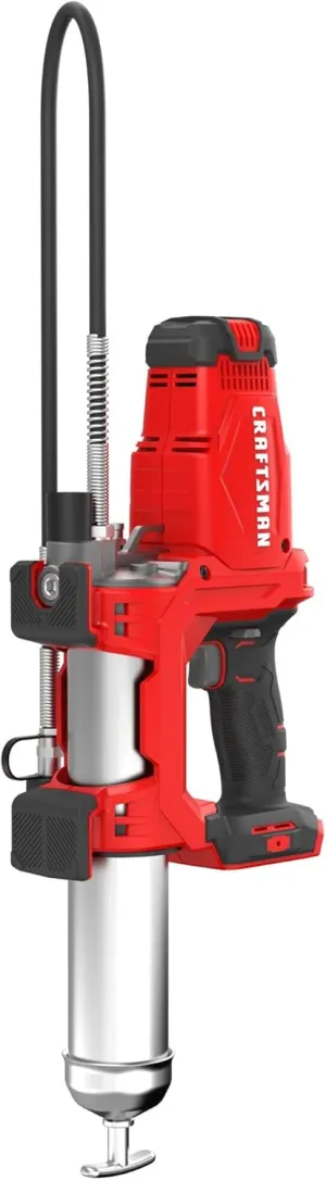 CRAFTSMAN V20 Grease Gun, Cordless, 40" Hose, 10,000 Max PSI, Bare Tool Only (CMCGG001B)