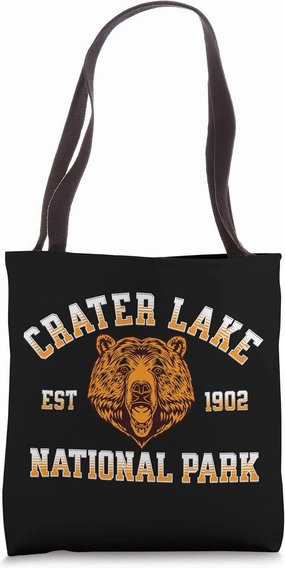 Crater Lake National Park Oregon Bear Hike Outdoors Tote Bag