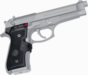 Crimson Trace LG-402M MIL-SPEC Lasergrips Sight with Instinctive Activation for Beretta, Defensive Shooting and Competition
