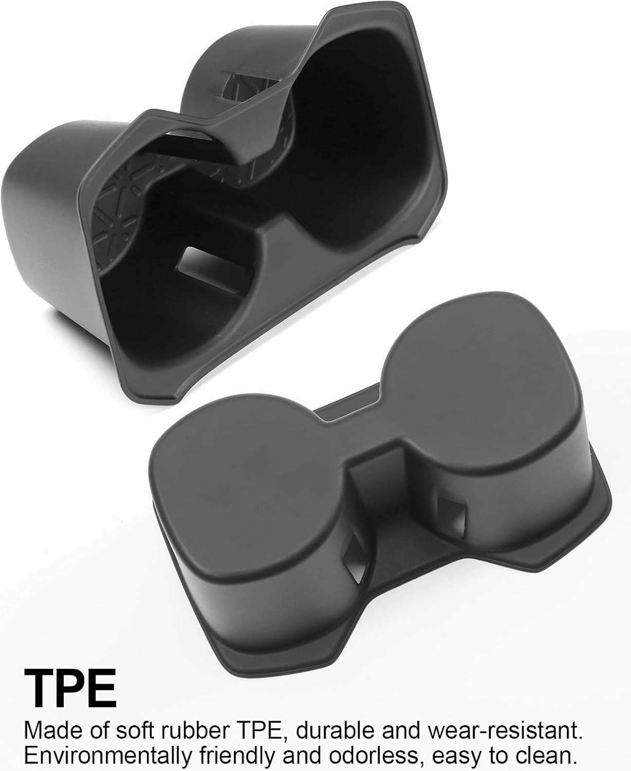 Cup Holder Insert for 2019-2021 Toyota RAV4, Center Console Silicone Drink Organizer Holder Interior Upgrade Accessories for 2019 2020 2021 Toyota RAV-4 RAV 4