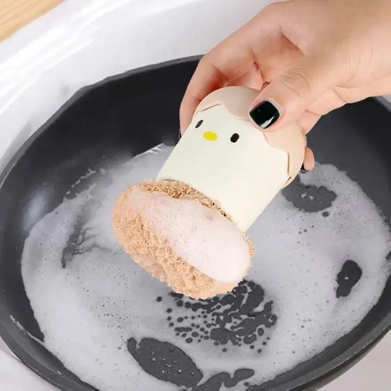 Cute Egg Kitchen Cleaning Brush