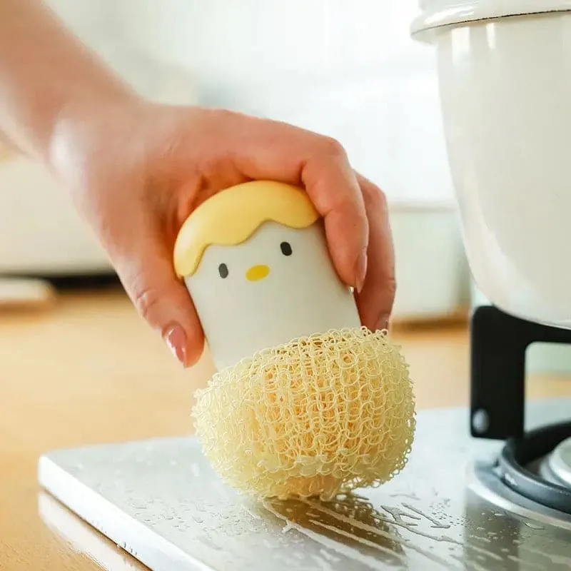 Cute Egg Kitchen Cleaning Brush