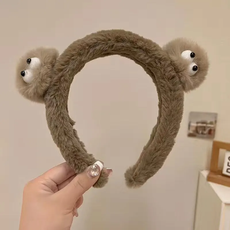 Cute Face Wash Hair Bands Female Cartoon Headwear Hair Band Headband Apply