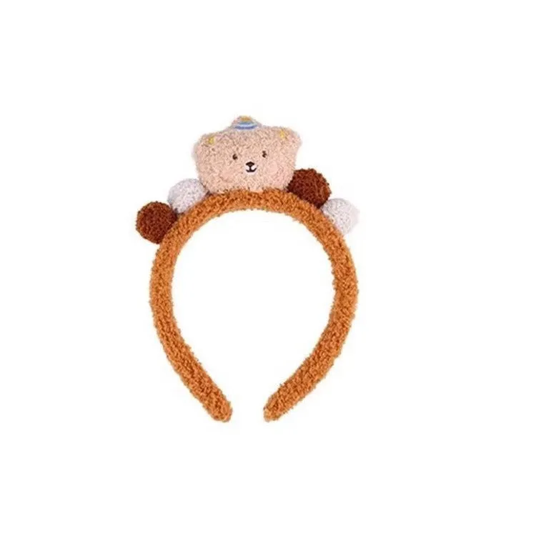 Cute Face Wash Hair Bands Female Cartoon Headwear Hair Band Headband Apply
