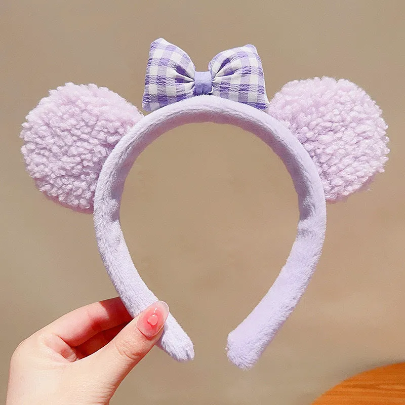 Cute Face Wash Hair Bands Female Cartoon Headwear Hair Band Headband Apply