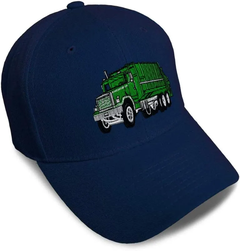 Cute Rascals Kids Toddler Baseball Cap Garbage Truck Green Embroidery Cotton Boys & Girls