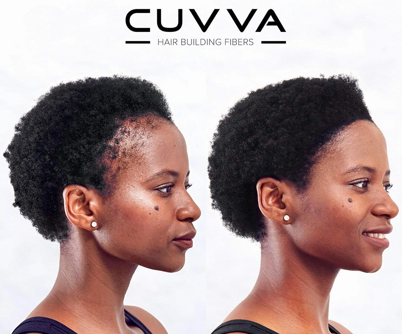 CUVVA Hair Building Fibers (30g) - Instantly Fill in Fine and Thinning Hair to Create a Thicker, Fuller Look - 13 Different Shades for Men & Women - Medium Brown