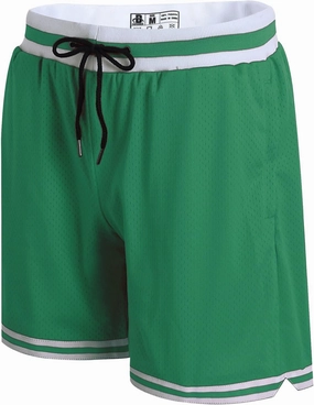 DEHANER Men's Basketball Shorts with Zip Pockets for Workout Gym Sports, Featuring Breathable Mesh Fabric