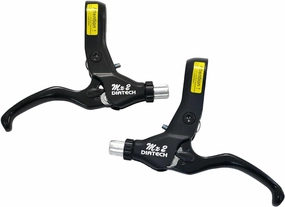 Dia-COMPE MX-2 BL200 V-Brakes Caliper Brake Lever Set (L R), Black, DP2849-Y