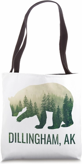 Dillingham Grizzly Bear Southeast Alaska Forest Wildlife Tote Bag